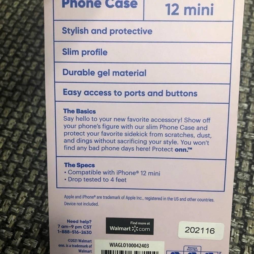 iPhone 12 mini phone case. Clear glittery says you glo girl on the back